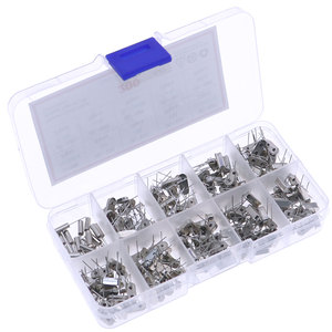 200 tinh thể thạch anh dao động 10 loại chèn 2-pin HC-49S thụ động Tinh Bộ 4m6m8m12m24m48m kích thước linh kiện điện tử - Product Image 3