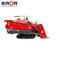 Moissonneuse-batteuse de riz semi-nourrissante ANON avec moteur central Moissonneuse-batteuse de blé-grain à haute productivité Moissonneuse-batteuse de paddy