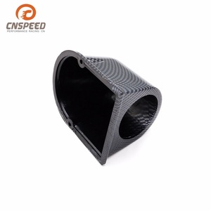 CNSPEED 52mm Boost <b>Gauge</b> Carbon Fiber Cover Portable Car Instrument Panel Mount - Product Image 2