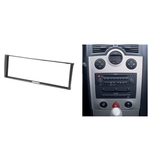Façade double din pour Renault Clio Modus <span class=keywords><strong>Megane</strong></span> <span class=keywords><strong>Scenic</strong></span> DVD Stereo Installation Dash Fitting Kit Panel Frame - Product Image 1