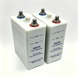 GNZ70 IEC60623แบตเตอรี่อัลคาไลน์นิกเกิลแคดเมียม (NiCd) 70AH 1.2V แบบชาร์จไฟได้ KPM70ปานกลาง - Product Image 4