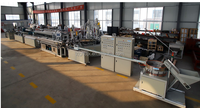 Machine pour fabrication de tuyaux d'irrigation au goutte-à-goutte, ligne de production avec extrudeuse de vis