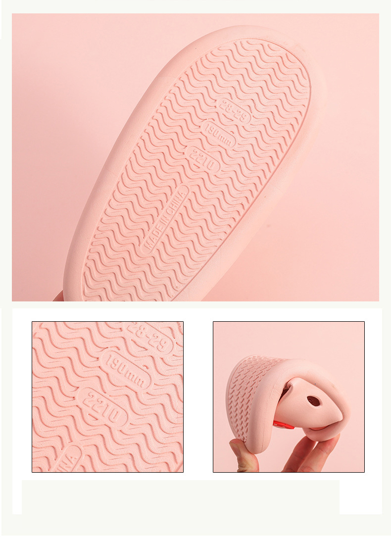 Cute Fruit Soft Bottom Slides Shoes Non-slip EVA Indoor and Outdoor Slippers for Girls