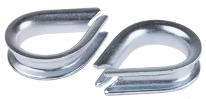 Wire Rope Thimble Galvanized Steel Cable Thimble for Wire Rope Lifting Rigging <b>Material</b> <b>Handling</b> and Industrial Applications - Product Image 4