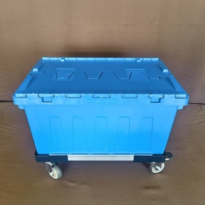 Carrello Industriale in Plastica <span class=keywords><strong>a</strong></span> Quattro Ruote con Ruote Girevoli Resistenti, Elevata Capacità di Carico, Dimensioni Personalizzabili - Product Image 6