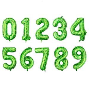 Globos digitales con números de papel de aluminio grande multicolor de 40 pulgadas, decoraciones para fiesta de cumpleaños, empaquetados individualmente - Product Image 2