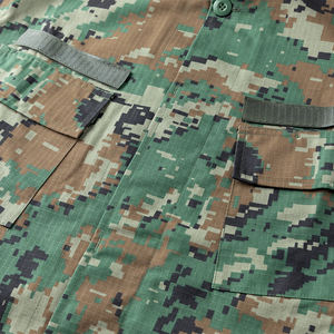 Jungle Digital camuflaje uniforme impermeable sarga tela traje táctico para operaciones de seguridad - Product Image 3