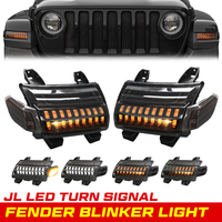 Feux de position à LED à double voie avec clignotants pour Jeep JL