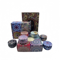 Offres Spéciales : Coffret Cadeau de Luxe en Gros – Bougies Parfumées en Cire de Soja Naturelle dans des Boîtes Métalliques Aromatiques