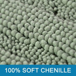 <span class=keywords><strong>Tapis</strong></span> <span class=keywords><strong>de</strong></span> <span class=keywords><strong>salle</strong></span> <span class=keywords><strong>de</strong></span> <span class=keywords><strong>bain</strong></span> et ensemble <span class=keywords><strong>de</strong></span> <span class=keywords><strong>tapis</strong></span> <span class=keywords><strong>de</strong></span> <span class=keywords><strong>bain</strong></span> HVERSAILTEX Sage en chenille tuftée rayée, extra épais, antidérapant, 2 pièces (32x20 + 24x17 pouces) - Product Image 3