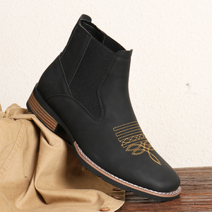 <span class=keywords><strong>Bottes</strong></span> de travail en cuir et caoutchouc imperméables <span class=keywords><strong>pour</strong></span> hommes 2025 – <span class=keywords><strong>Bottes</strong></span> de <span class=keywords><strong>motard</strong></span> en cuir à vendre - Product Image 4