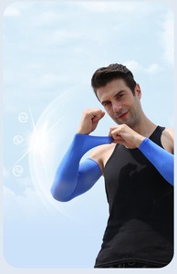 שרוולי זרוע להגנה מפני קרינת UV לספורט בחוץ, שרוולי אחיזה לספורט אלקטרוני, כיסוי ידיים, שרוול עליון, חוסם שמש וקירור - Product Image 5