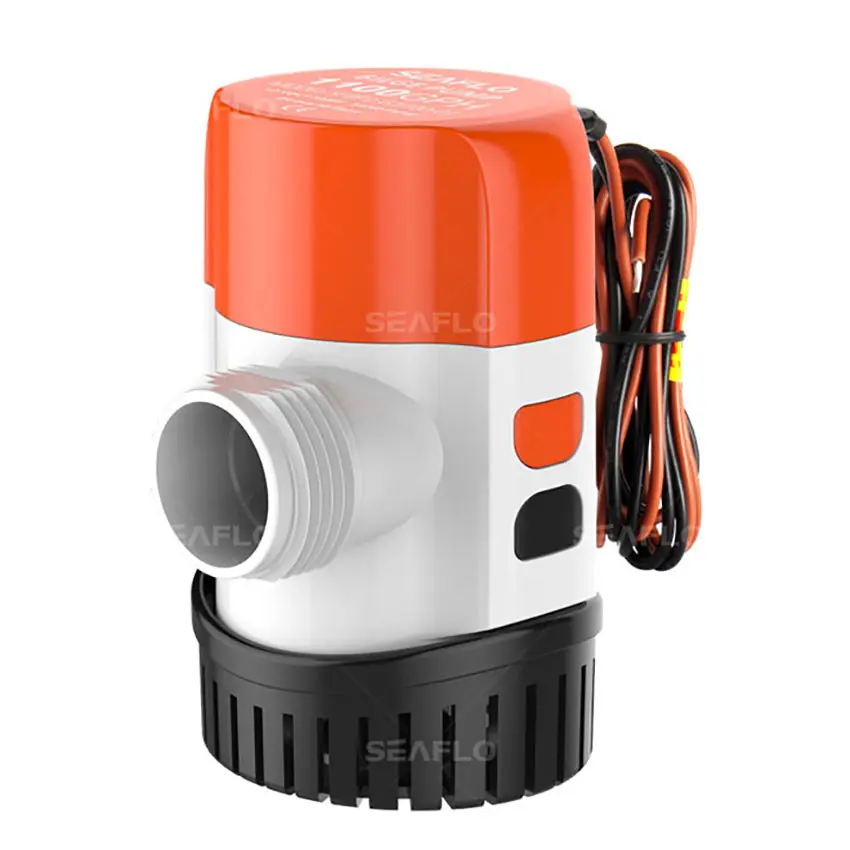 SEAFLO düşük amper motor mini su pompası dc 12v 1100 GPH akvaryum pompası dalgıç çark pompası