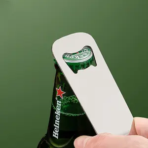 Werbe-Metall-Bierflaschen öffner Benutzer definiertes leeres Logo Flaschen öffner aus Zink legierung