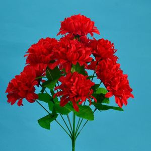 DREA Wholesale Decorative 12 Heads <strong>Artificial</strong> Chrysanthemum Bouquet Silk Funeral <strong>Flowers</strong> <strong>for</strong> <strong>Graves</strong> - Product Image 5