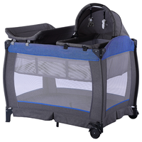 Parc de jeu pour bébé de luxe européen, lit de voyage pliant, berceau, parc d'éveil, centre de puériculture, lit de transport 2-en-1, berceau de couchage, pour chambre et extérieur