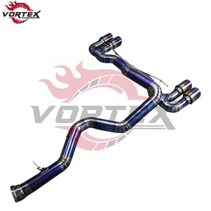Sistema de Escape Catback de Tubo Recto VORTEX Grado 5 Ti para BMW E82 1M 2011-2012, Sistema de Titanio de Alto Rendimiento para Carreras - Product Image 2