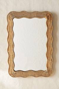 Tendance chaude Artisanat Moderne Miroir Mural Suspendu Du Meilleur Naturel Écologique Bambou Durable Décoration de La Maison Cadeau Meilleure Vente - Product Image 5