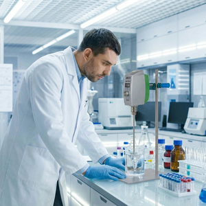 <span class=keywords><strong>Agitador</strong></span> de Laboratorio AM110W-O 20L, Mezclador Electrónico de Velocidad Constante para Alimentos, Pintura, Crema, Cosméticos y Líquidos Viscosos - Product Image 1