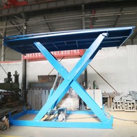 7LSJC Shandong SevenLift 3000kg garaj hidrolik makas su geçirmez servis araba kaldırma platformu ev zemin