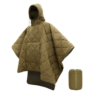Poncho Térmico Portátil DF, Capa Impermeable, Manta Pequeña para Acampar, Saco de Dormir de Camuflaje para Exteriores - Product Image 4