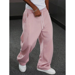 Pantaloni Sportivi da Uomo in Cotone 100% Stile Americano, Modello Scimitar Casual a Gamba Dritta Media, per E-commerce Transfrontaliero - Product Image 5