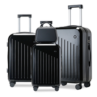 Ensemble de 4 valises Kone en gros, design moderne, ensembles de bagages légers en ABS/PC, nouvelle conception, valises à roulettes Kazonne avec serrure, étanches