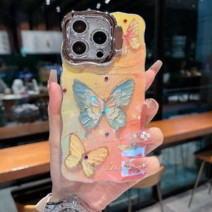 Cho iphone16promax New <span class=keywords><strong>Dream</strong></span> Halo bướm Apple 15Pro Blu-ray Ống Kính phim chủ 14 13 12 11 mùa thu bảo vệ trường hợp - Product Image 3