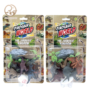 Mini PVC 10 pièces Modèle de dinosaure Mignon Simulation d'animal Petites figurines Jouets éducatifs pour enfants Cadeaux pour garçons et filles Jouets pour enfants - Product Image 1