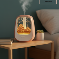 Haut-parleur Winbridge avec humidificateur, sons de gouttelettes d'eau et de pluie pour le sommeil et l'utilisation en intérieur
