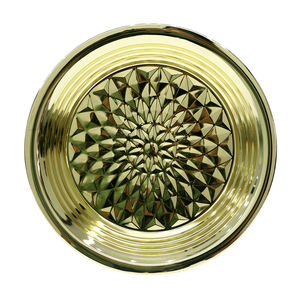 โรงงานหลายขนาดสแตนเลสร้านอาหารรอบถาดเสิร์ฟอาหารขนาดใหญ่จานอาหารค่ำ - Product Image 4