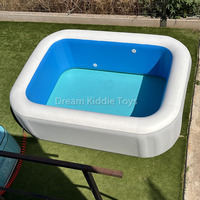 Piscine gonflable portable personnalisée pour enfants en tissu Drop Stitch DWF