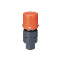 Vanne de purge manuelle en PVC/CPVC pour bowling, filetages NPT/BSPT/BSPF, base à bride ASTM, DN50, BV-U, moyenne pression