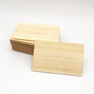 Leere Bambus holz karte verfügbar Laser gravur - Product Image 3