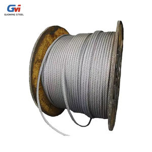 เชือกลวดเหล็กชุบสังกะสีเคลือบ <span class=keywords><strong>PE</strong></span> สำหรับเครนเครื่องกว้านลากจูง42มม. 52มม. กำลังสูง - Product Image 5