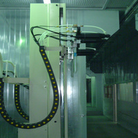 Cabine de peinture et équipement de ligne de peinture pour substrat en acier avec contrôle PLC, four de séchage et four de polymérisation