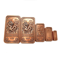 Lingot de Cuivre Pur à 99,9% pour Investissement, Poids Personnalisé, Cuivre Fin Pur 999, 1KG 500G 10OZ 5OZ 1OZ, Ensemble Complet de Barres de Cuivre