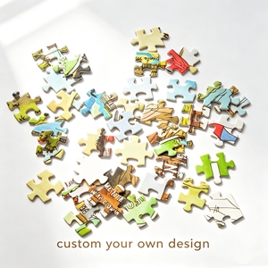لعبة بازل ورقية صغيرة بتصميم جديد مونتيسوري للأولاد والبنات - Product Image 4