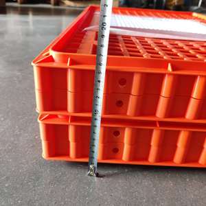 Pollame Plastica polli da carne pulcino anatra live gabbia di trasporto scatola di pollo anatra oca turchia piglet piccione coop creat per la <span class=keywords><strong>vendita</strong></span> - Product Image 3