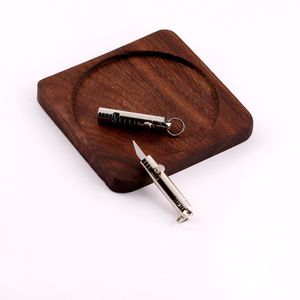 Mini Brass Utility Knife Stainless Steel Blade Keychain Pendant Portable Outdoor Handheld Knife - Product Image 3