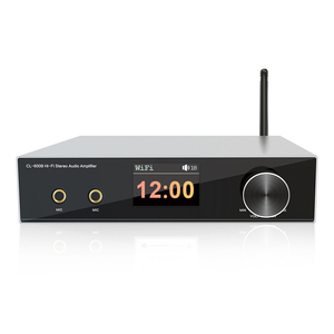 Hi-fi เครื่องขยายเสียงคาราโอเกะระบบเสียงสเตอริโอไร้สายสำหรับ5.4แอร์เพลย์ /dlna รองรับเอาต์พุต2x60W สำหรับระบบสเตอริโอในบ้าน - Product Image 1