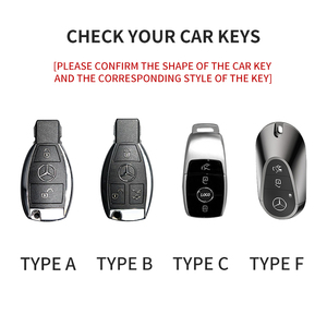 Étui à clés de voiture pliable en cuir avec design ajouré pour <span class=keywords><strong>Mercedes</strong></span>-Benz Série A/B S, GLA/GLB/<span class=keywords><strong>GLC</strong></span>/GLK/<span class=keywords><strong>Classe</strong></span> E/<span class=keywords><strong>Classe</strong></span> C - Product Image 5