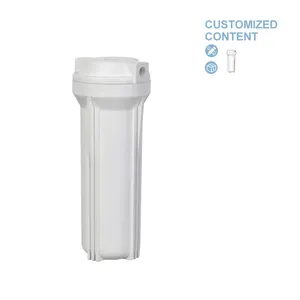 5 10 20 inch ro purifier spare parts water filter white clear housing with O ring