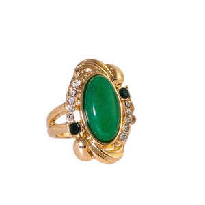 <span class=keywords><strong>Bague</strong></span> géométrique en alliage incrustée de pierres précieuses multicolores, design original, pour femmes, style européen et américain, bijoux à la mode - Product Image 5