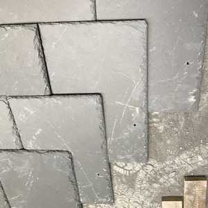Teja de <span class=keywords><strong>Pizarra</strong></span> de Piedra Natural, Gris Oscuro, 450x3000mm con Orificios de Montaje Preperforados para Techos - Product Image 6