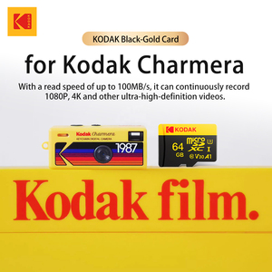 Carte SD Kodak Black 100% originale TF 128 Go en plastique V30 V60 V90 Garantie de 3 ans pour Kodak Charmera - Product Image 5