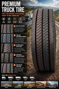 Neumáticos Radiales de Alta Calidad 315/80R22.5 31580r22.5 para Camiones Comerciales, Llantas con 5 Años de Garantía Incluida - Product Image 4