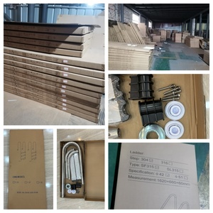 Nhiệm Vụ Nặng Nề Không Trượt Thang Dễ Dàng Lắp Ráp Hồ Bơi Thang 2-Bước Trong Mặt Đất Thép Không Gỉ Bước Cho Trong Nhà/Ngoài Trời Hồ Bơi - Product Image 5