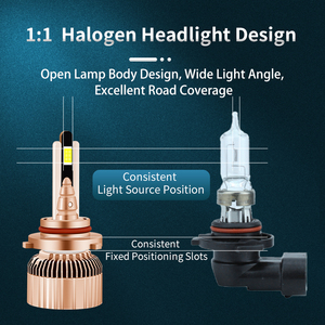 Bombillas <span class=keywords><strong>LED</strong></span> HANDAO para Faros Delanteros de Autos y Camiones, 12V-24V 110W H7, Luces Altas y Bajas, Tubos de Cobre + Placa de Cobre, Conexión Directa - Product Image 6