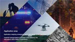 UAV Industrial de seis ejes para lucha contra incendios, alivio de emergencia, rescate de emergencia y otras operaciones de escena Dron de carga útil de 20kg - Product Image 5